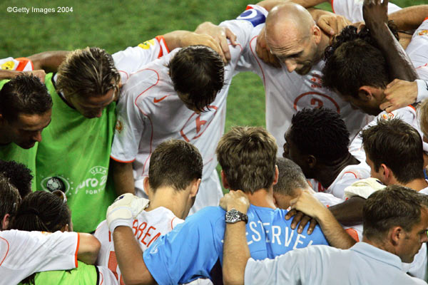 Голландия готовится к серии пенальти