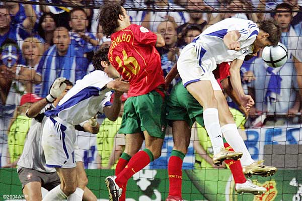 Харистеас забивает единственный гол