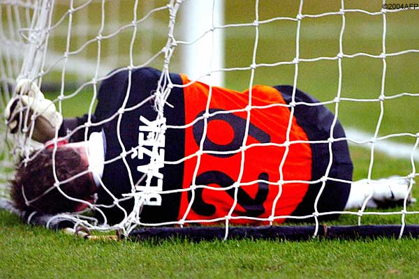 Вратарь "Спарты" Блажек