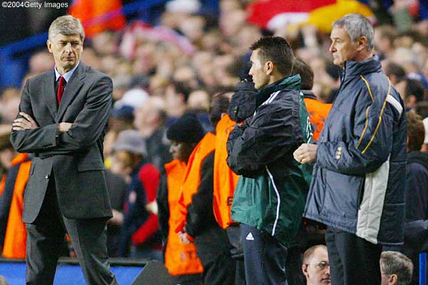 Арсен Венгер и Клаудио Раньери